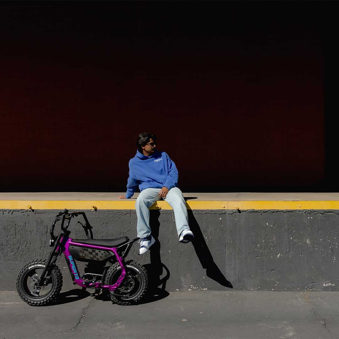 Rider on a sunlit trail