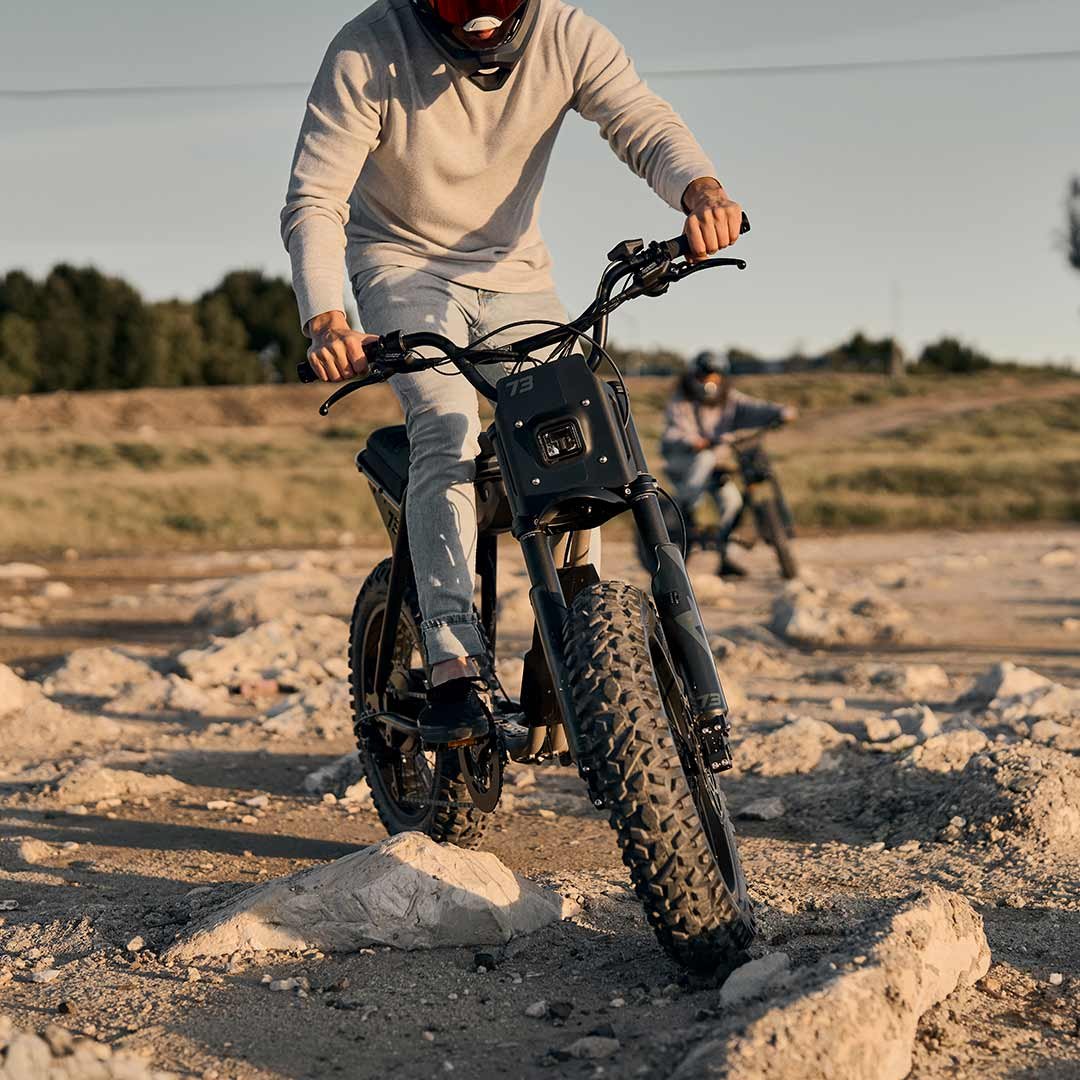 Adventure SE parked on gravel